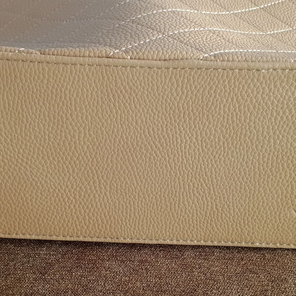 Tan Quilted Women's Bag - Picture 3 of 6